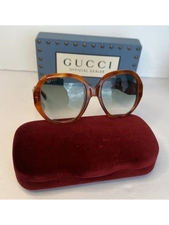 New Authentic GUCCI GG0796S-003\\\\ Oversized Octagonal Sunglasses main image 7